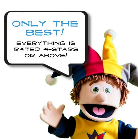 Work Jester saying, "Only The Best!"