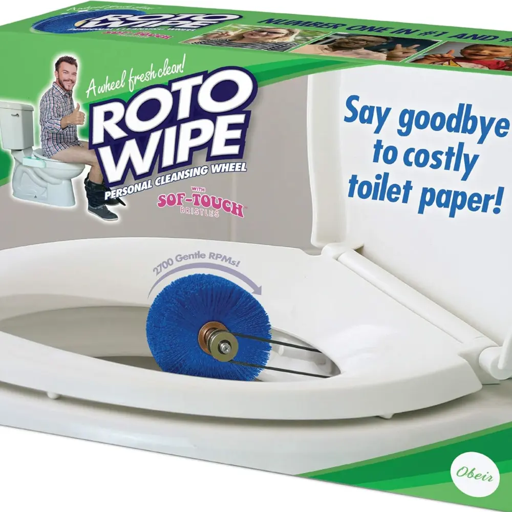 Roto Wipe Prank Gift Box – The Revolutionary Bathroom Upgrade Nobody Asked For