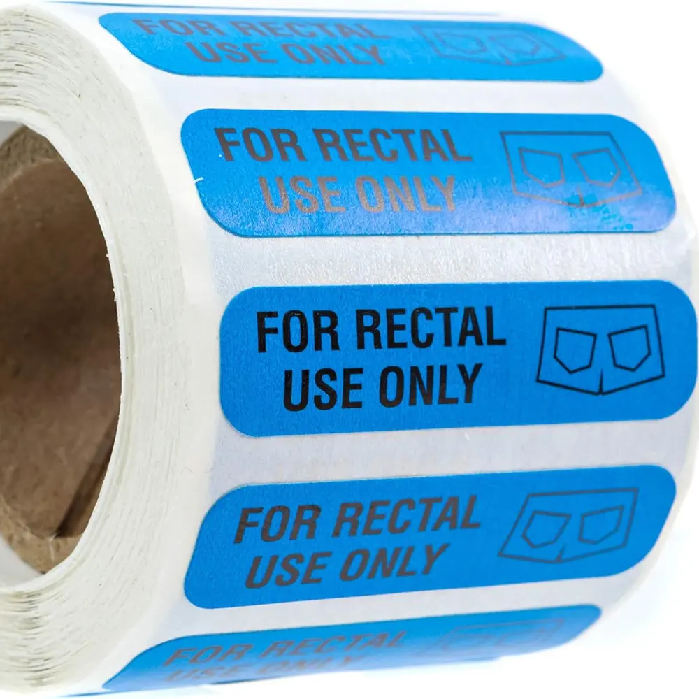Rectal Use Only Labels For Overachieving Pranksters